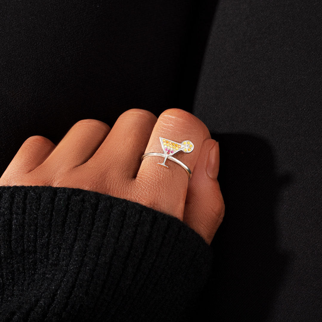 Cocktail Cup Ring S925