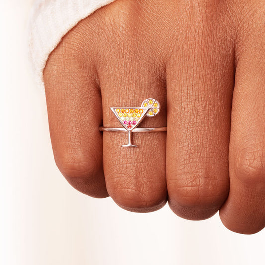Cocktail Cup Ring S925