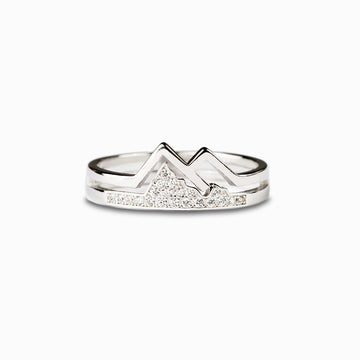 To My Wife Mountain Ring