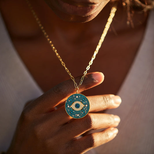 Blue Evil Eye Necklace