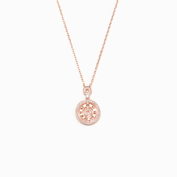 Lucky Charm Roman Numerals Necklace