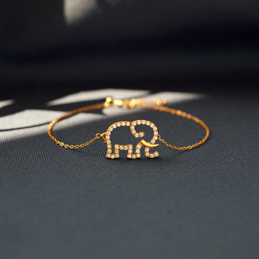 Here to Listen Elephant Bracelet