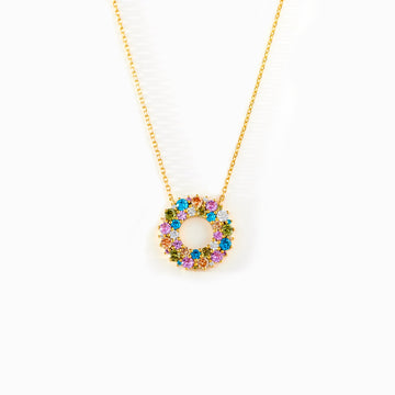 Dear Daughter Vivid Circle Necklace