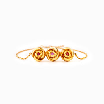 Mama's Valentines 1-8 Birthstone Rose Bracelet