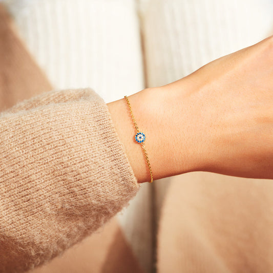 Pavé Evil Eye Bracelet