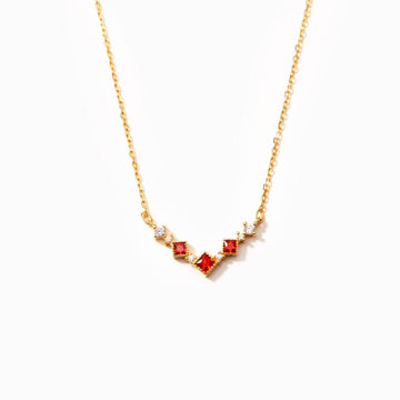 She Was The Fire Flame Necklace