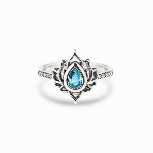 Mother&Warrior Lotus Ring