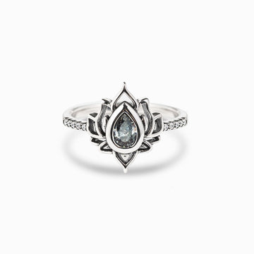 Mother&Warrior Lotus Ring
