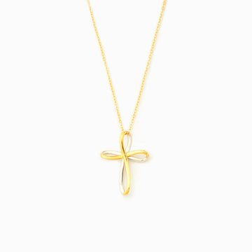 Let Go & Let God Cross Necklace