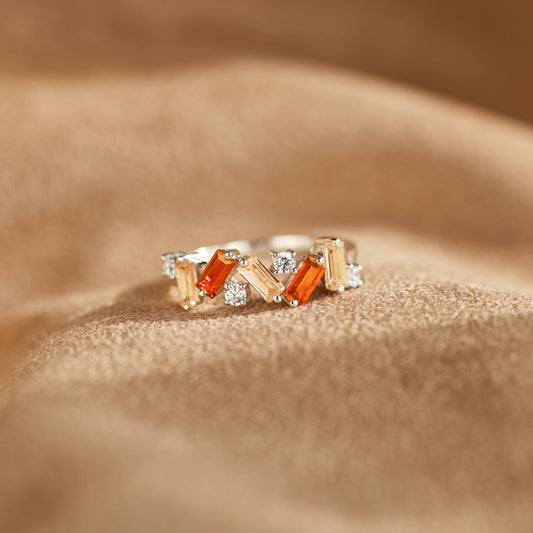 Nobody Has It All Together Orange Band Ring