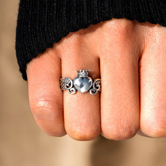 Rise Up Sacred Heart Ring