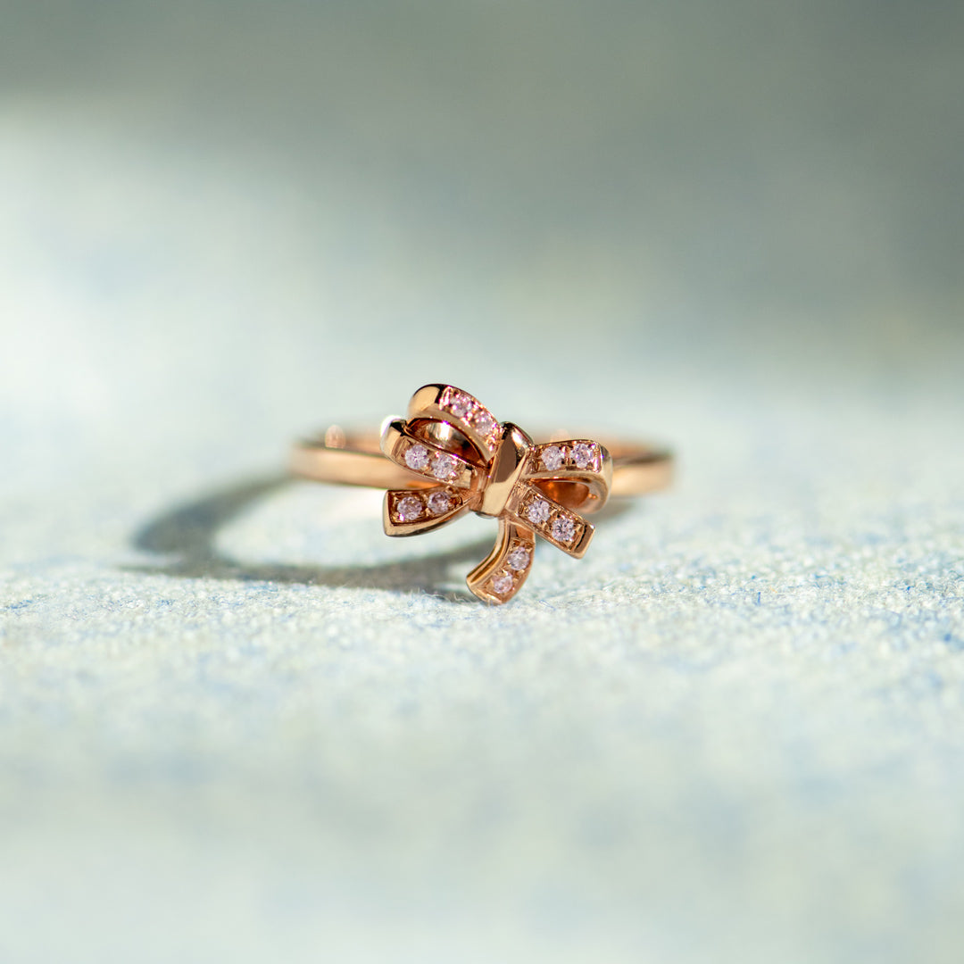 Pavé Double Bow Ring