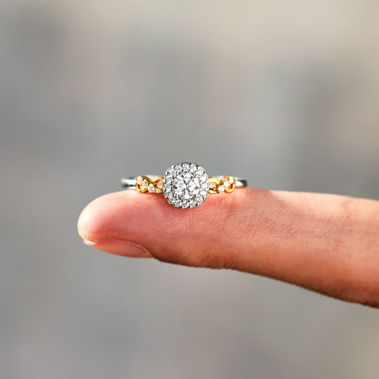 Now&Forever Infinity Cushion Halo Ring