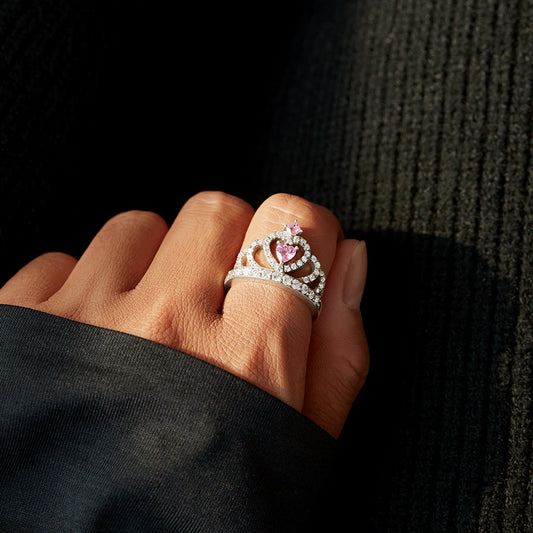 Crown Ring, Silver Rings For Women