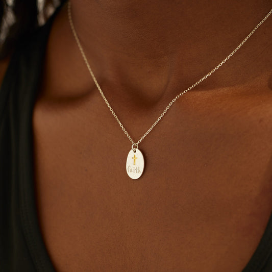 I Can Do All Things Through Christ Faith Pendant Necklace