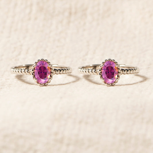 The Strongest Love Matching Amethyst Ring
