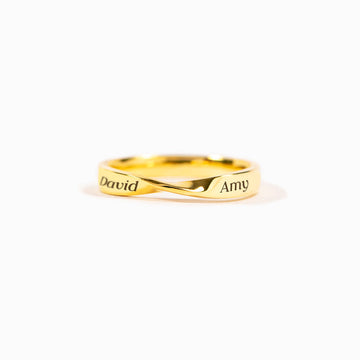 Together We Made It Through Twist Ring Band