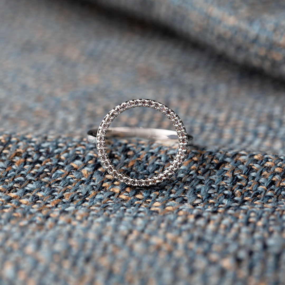 Karma Pavé Circle Eternity Ring