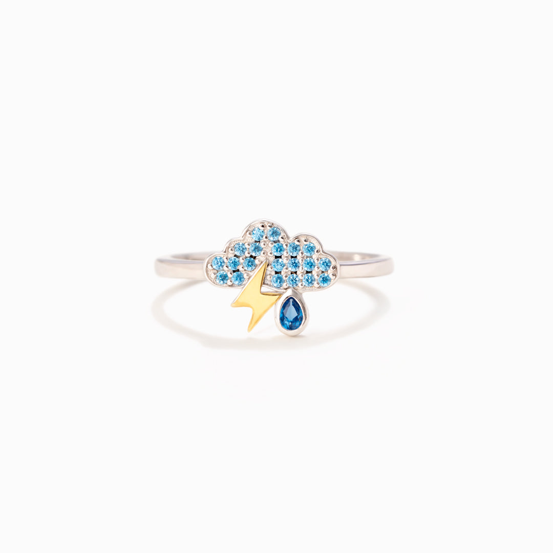 Dance in the Rain Stormy Cloud Ring