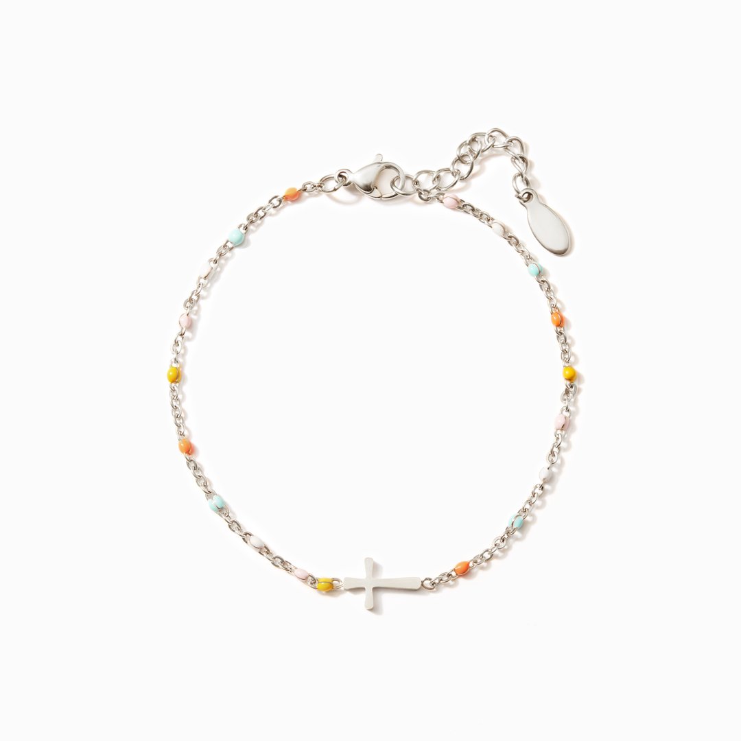 Sister In Christ Cross Bracelet