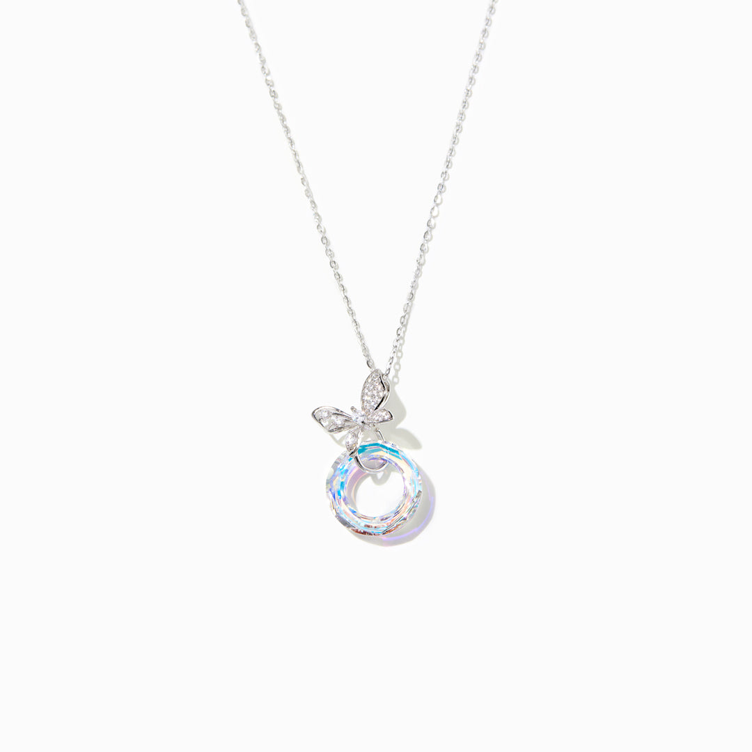 Crystal Butterfly Necklace
