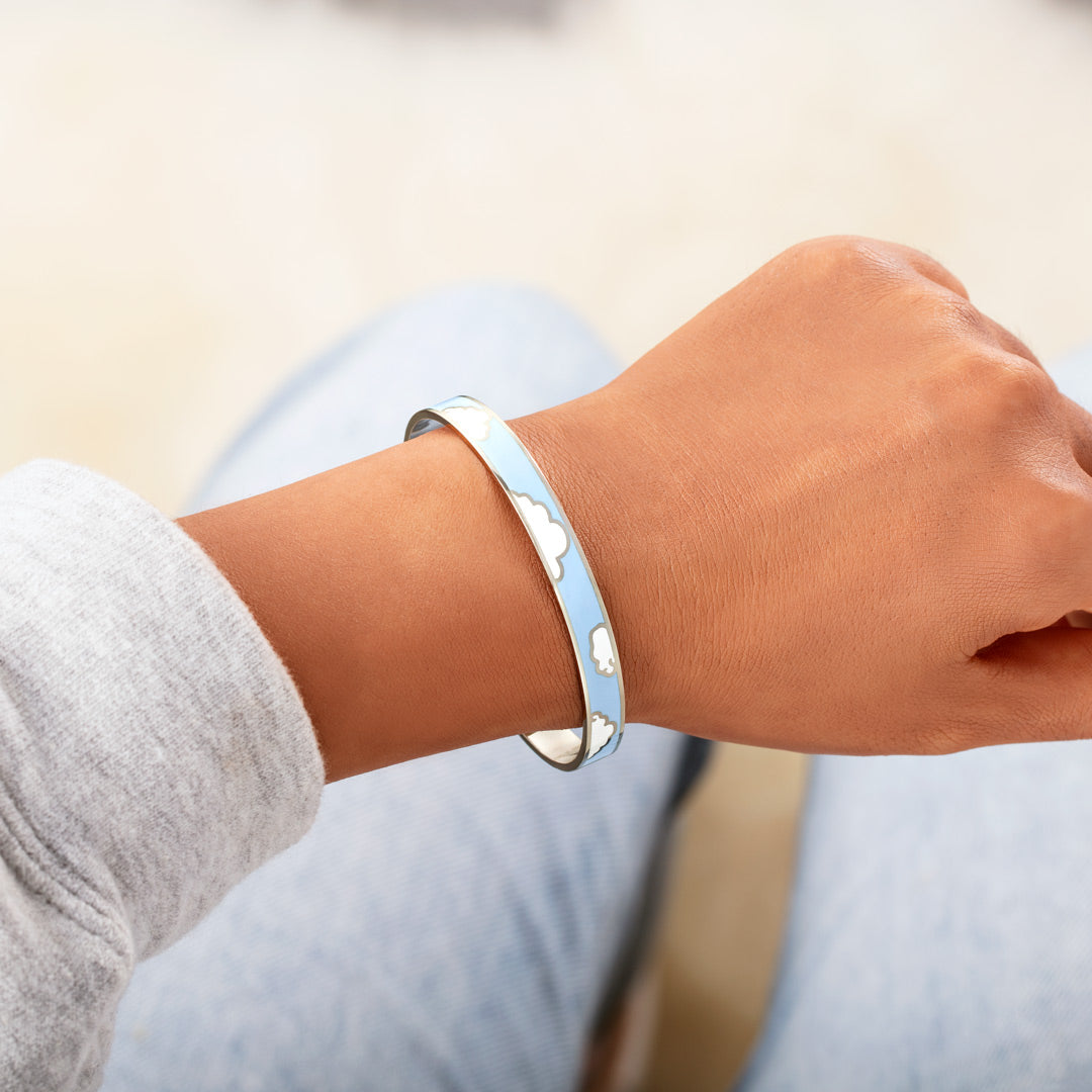 Every Cloud Has A Silver Lining Bangle