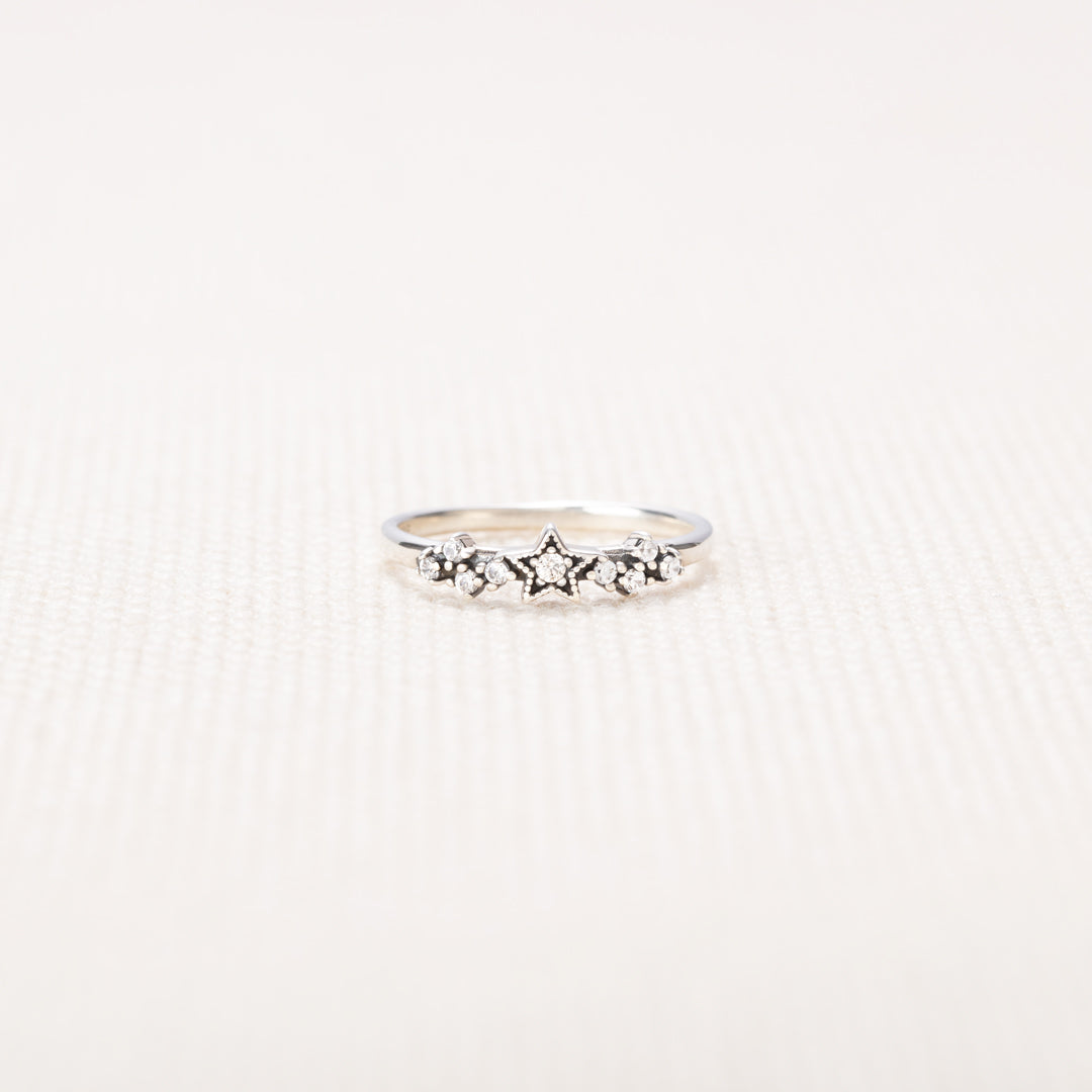 Personalized You Were Born To Shine Stars Ring