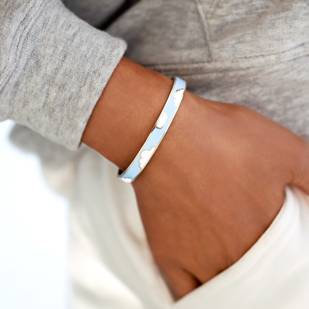 Every Cloud Has A Silver Lining Bangle