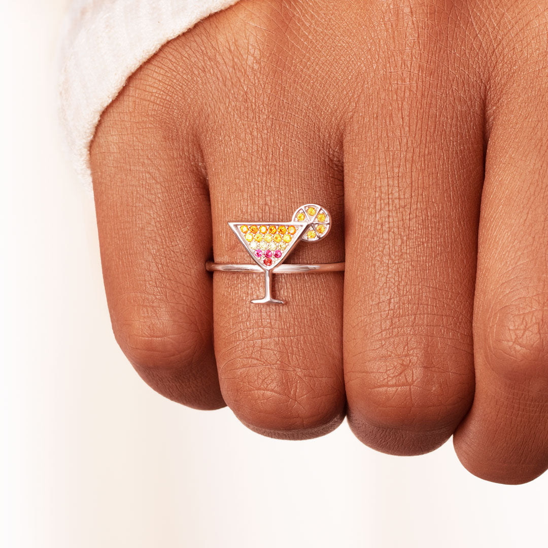 Cocktail Cup Ring S925