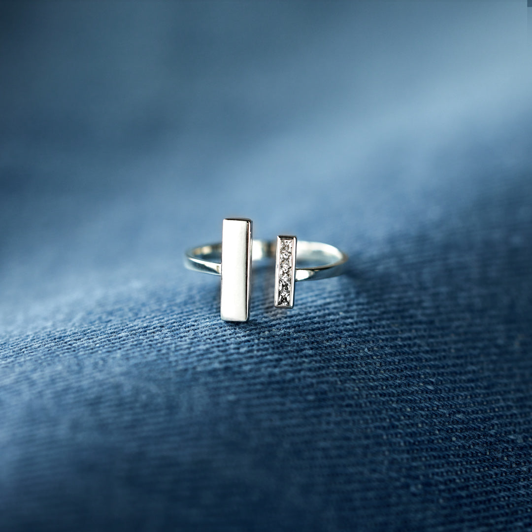 Mother Daughter Thick And Thin Ring