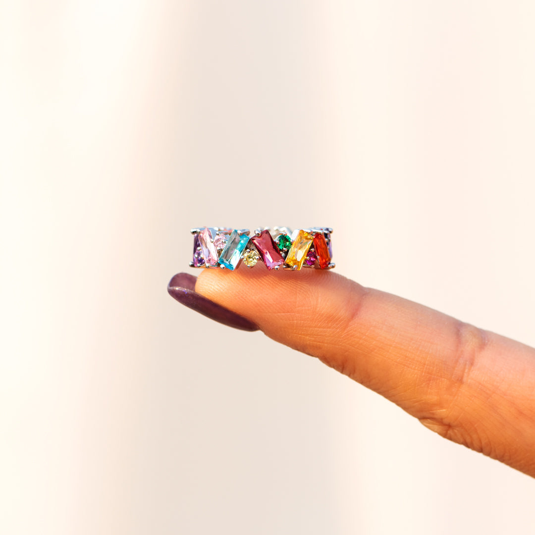 Pride Rainbow Promise Ring