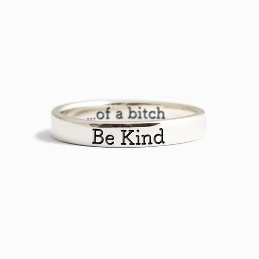 Be Kind Mantra Ring