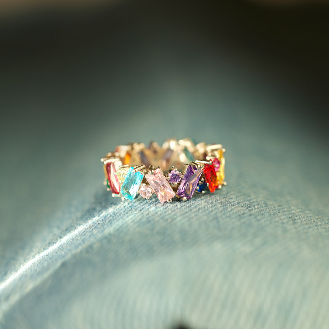 Pride Rainbow Promise Ring