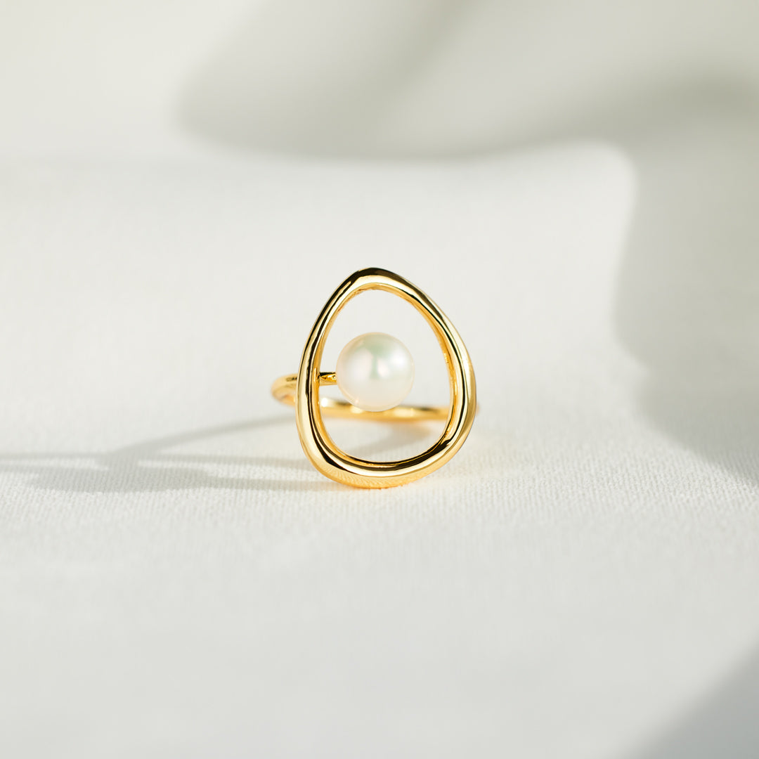 Full Of Grace Central Pearl Ring