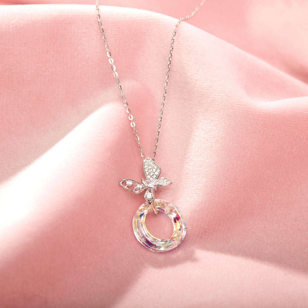 Crystal Butterfly Necklace