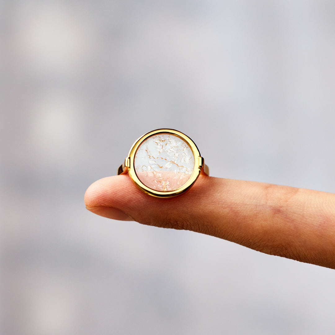 Shattered Glass Ceiling Ring