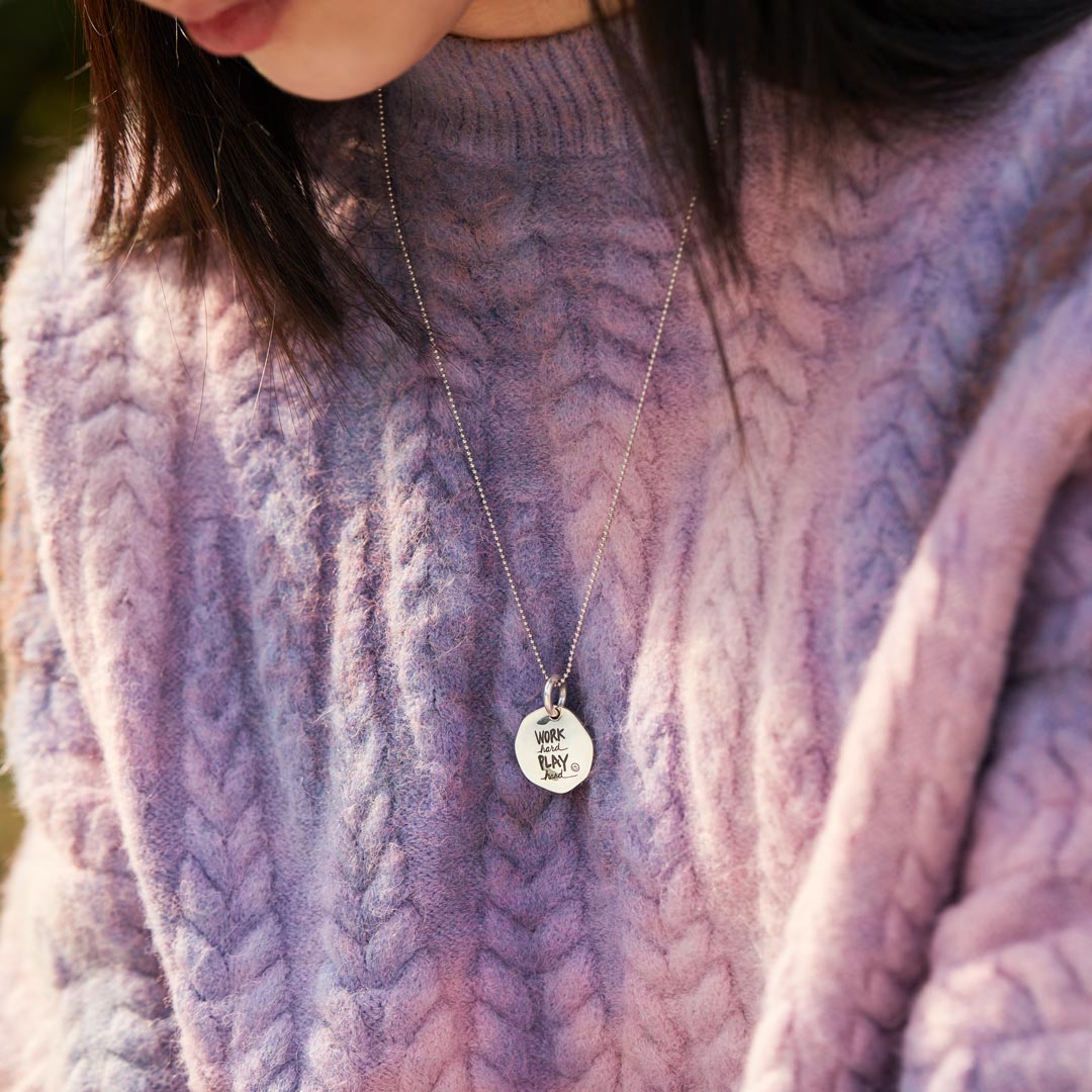 Work Hard Play Hard Necklace