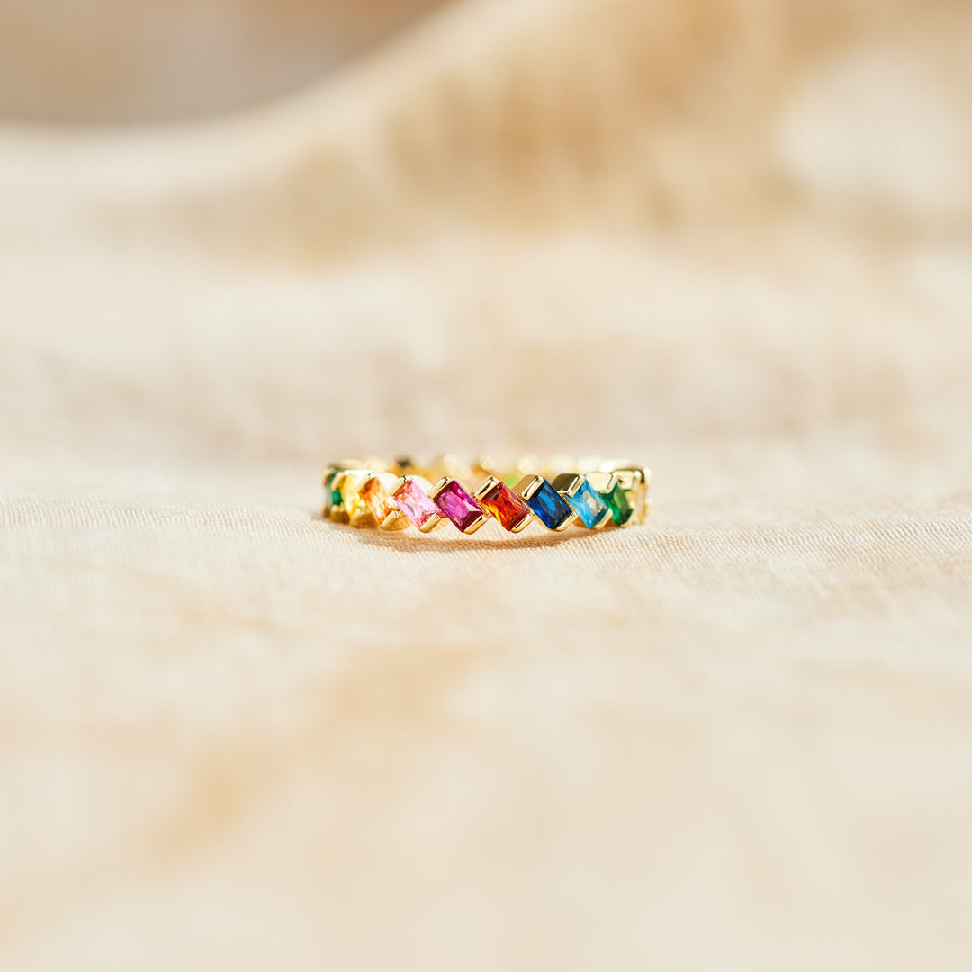 You Are The Rainbow of My Life Ring Band