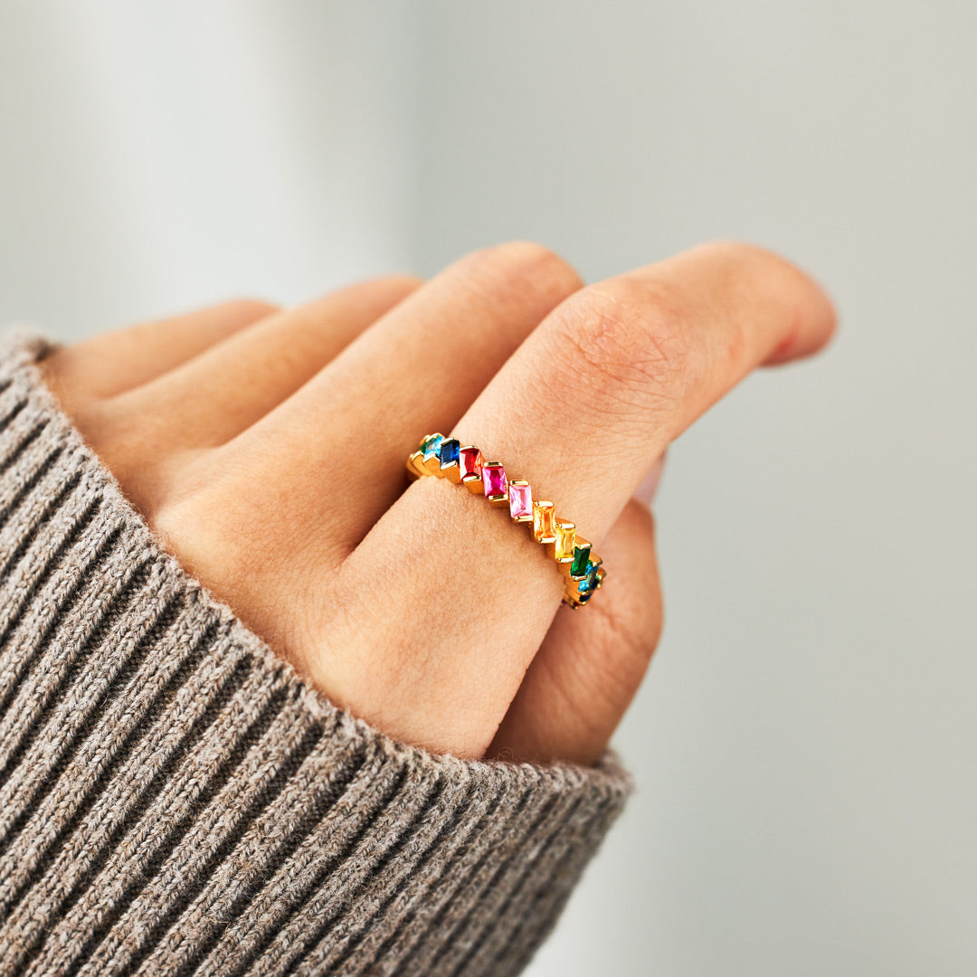 You Are The Rainbow of My Life Ring Band