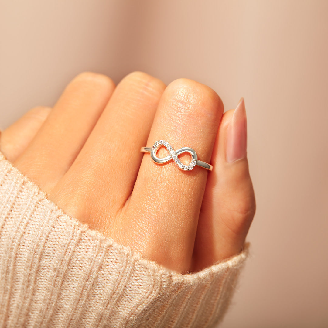 I Love You Until Infinity Runs Out Infinity Ring