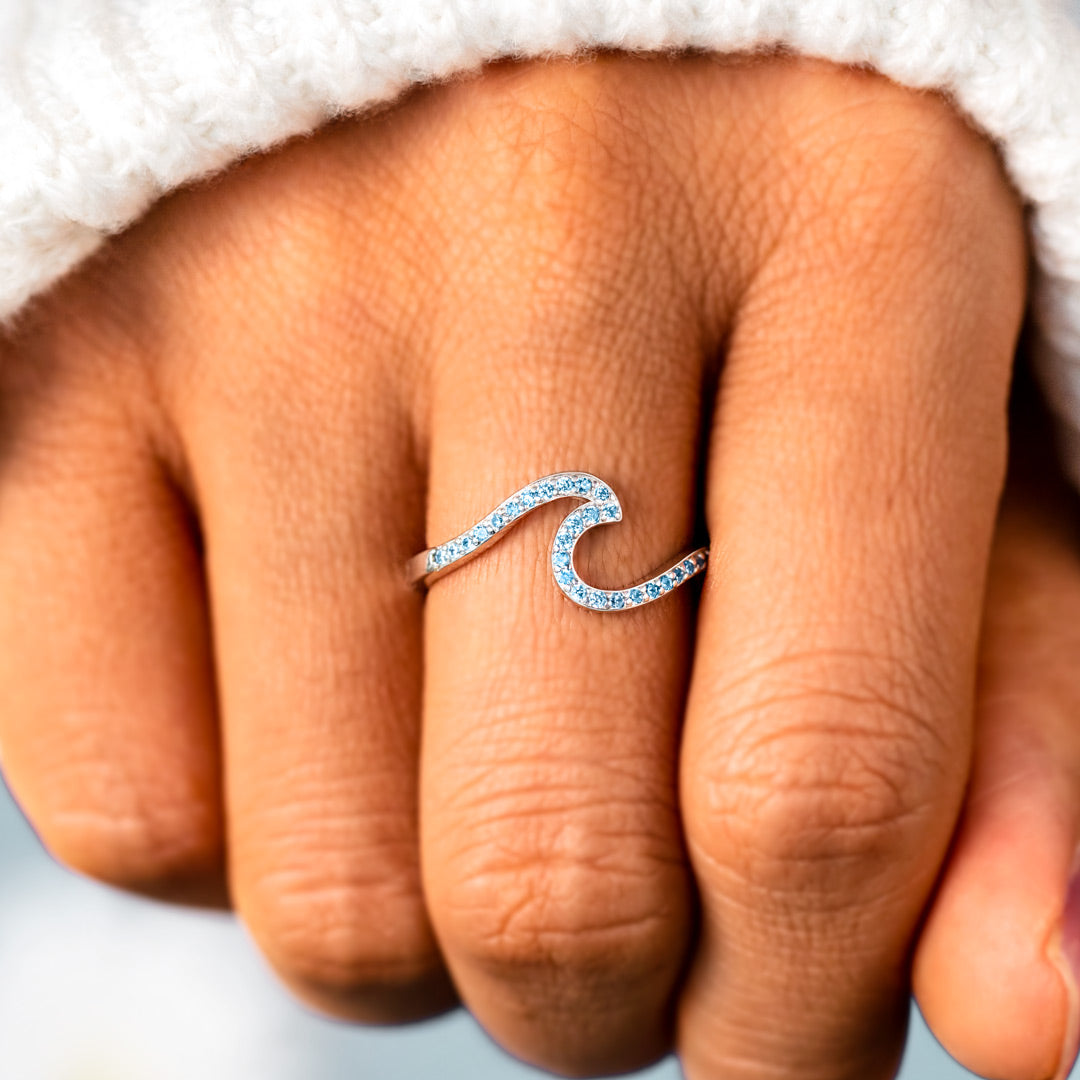 Enjoy The Waves Ring S925