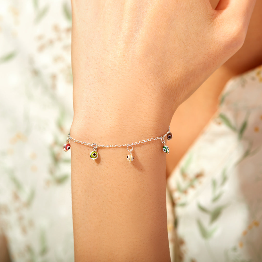 Multi-color Evil Eye Bracelet