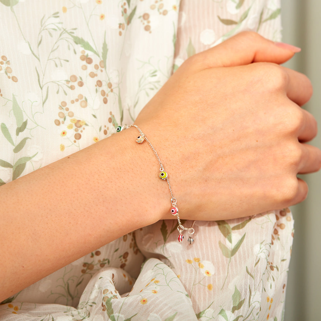 Multi-color Evil Eye Bracelet