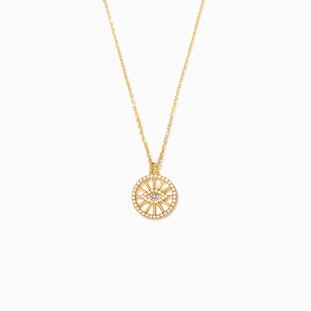 You Are My Sunshine Evil Eye Necklace