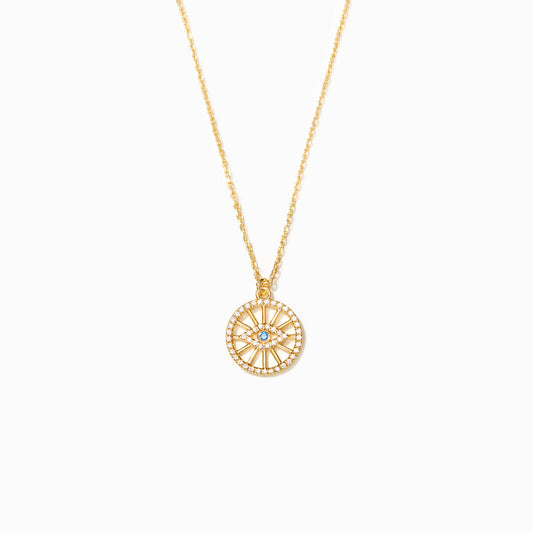 You Are My Sunshine Evil Eye Necklace