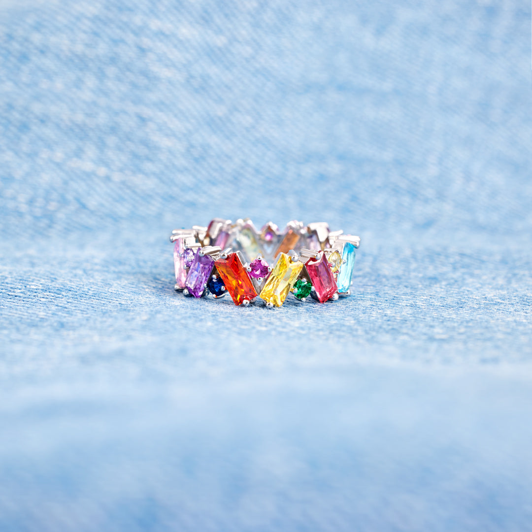 Pride Rainbow Promise Ring