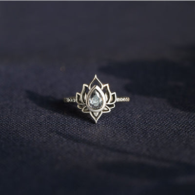 Mother&Warrior Lotus Ring