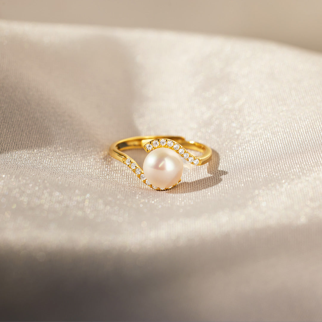 Pearl Wrapped Ring