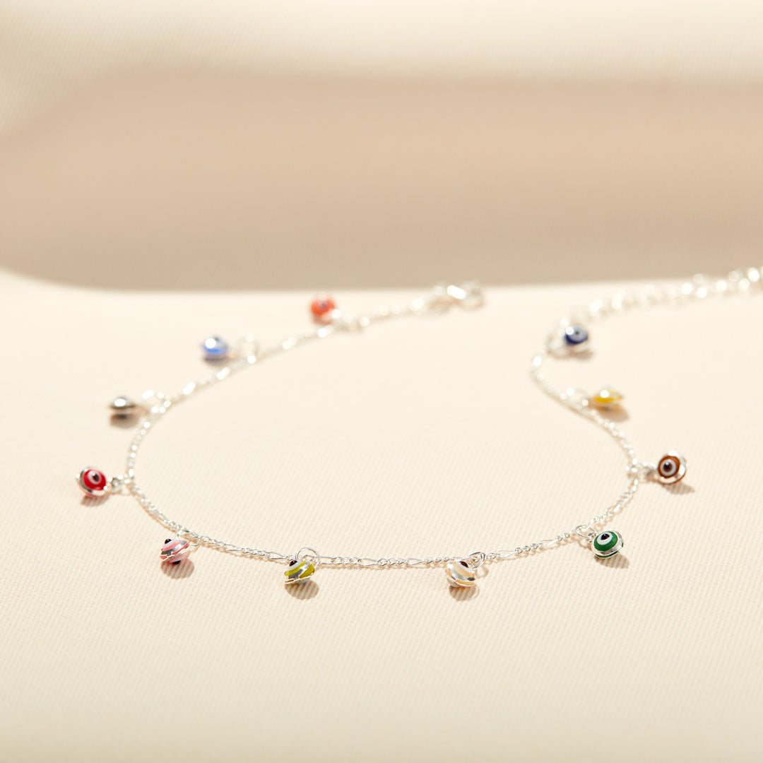 Multi-color Evil Eye Bracelet