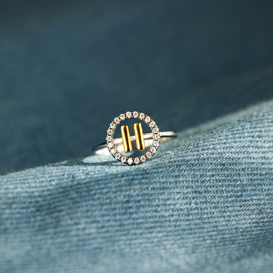 Pause If You Must But Don't Stop Pause Ring